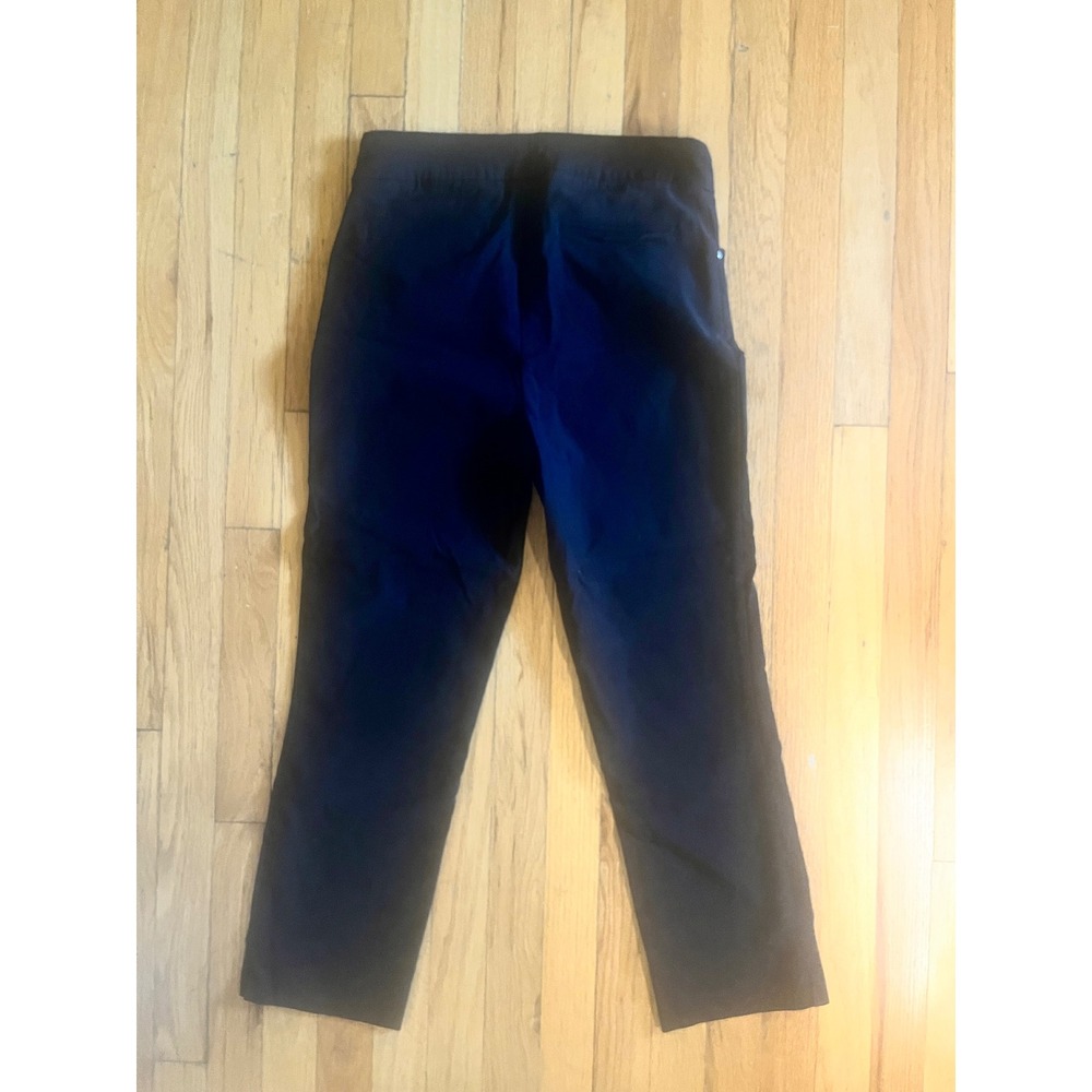 Hilary Radley Womens Black Pull On Straight Leg Stretch Pants Size M High Rise - Picture 3 of 4